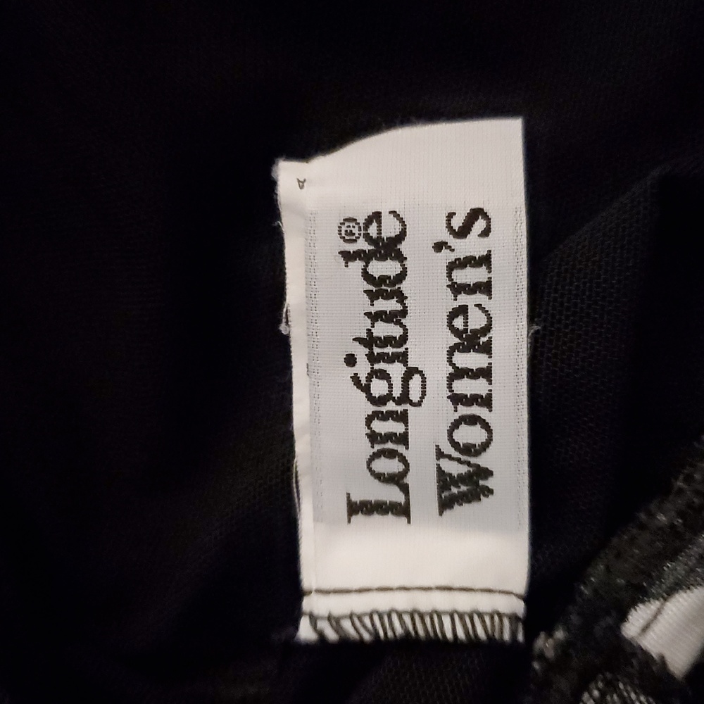 Longitude Women's Black & White One Piece Swimsuit Size18W - Picture 5 of 6